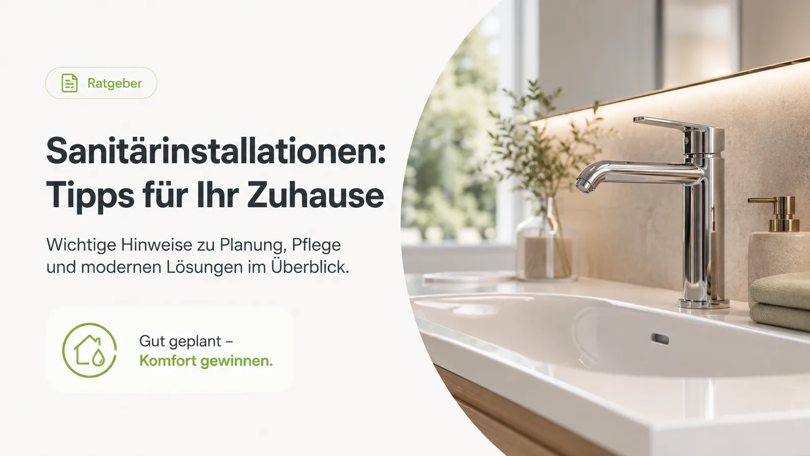 Sanitärinstallation Mönchengladbach – Rohrleitungen und Armaturen