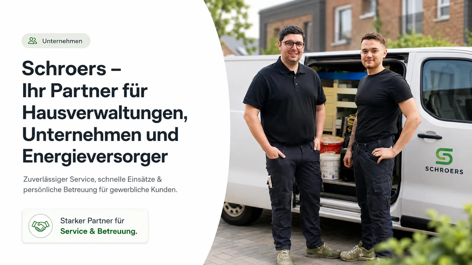 Schroers Team für Hausverwaltungen und Unternehmen